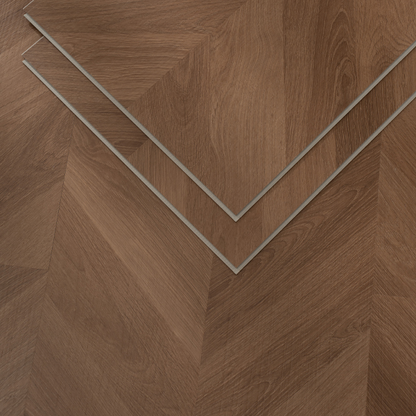 Chevron-style 5mm SPC Flooring 