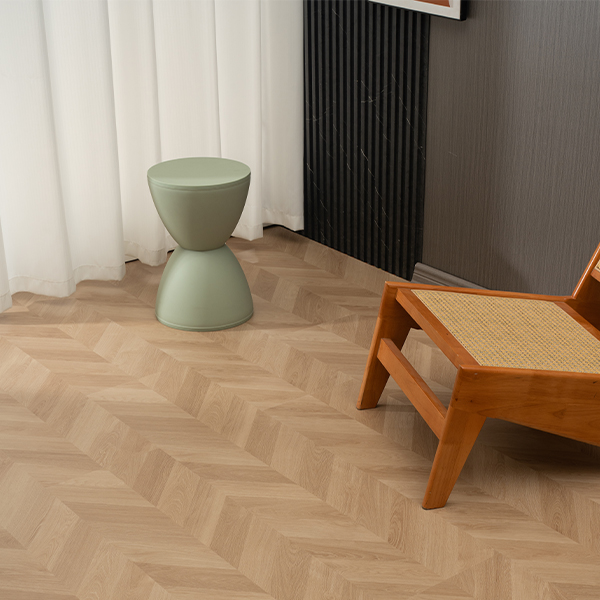 Chevron-style SPC Flooring