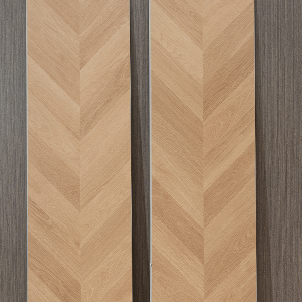 Chevron-style SPC Flooring